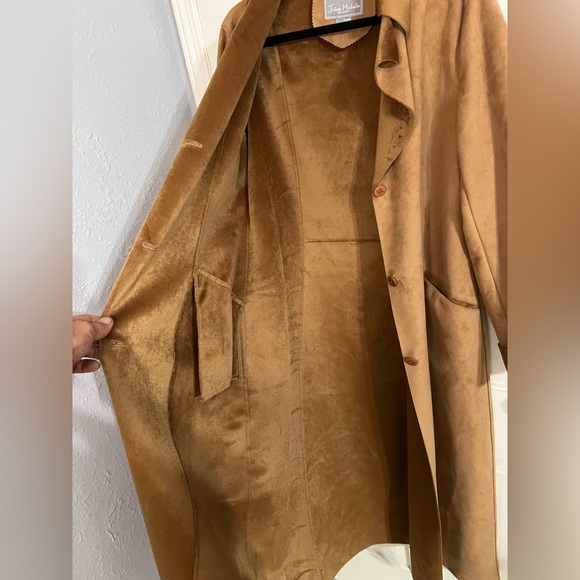 Vintage Juliet Michelle  Tan Trench Coat - Picture 3 of 6